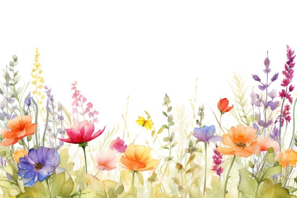 Summer border backgrounds outdoors pattern. AI generated Image by rawpixel.