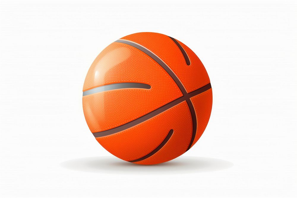 Basketball icon sports white background football. AI generated Image by rawpixel.
