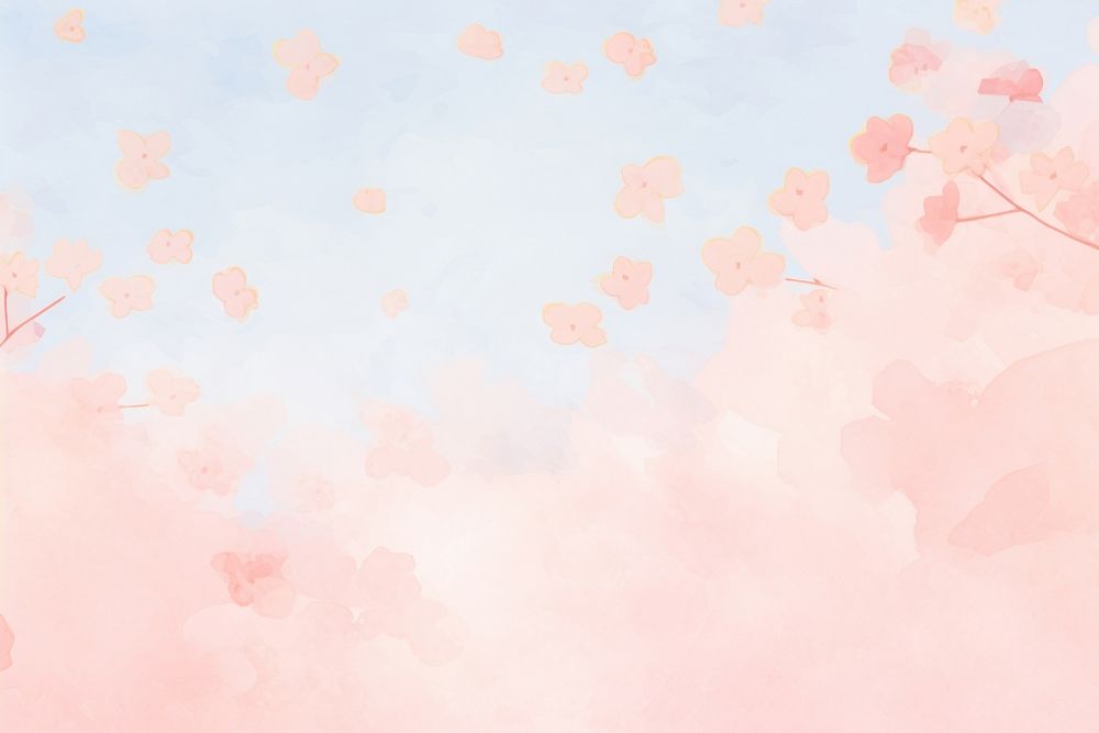 Cherry blossom backgrounds outdoors nature. AI generated Image by rawpixel.