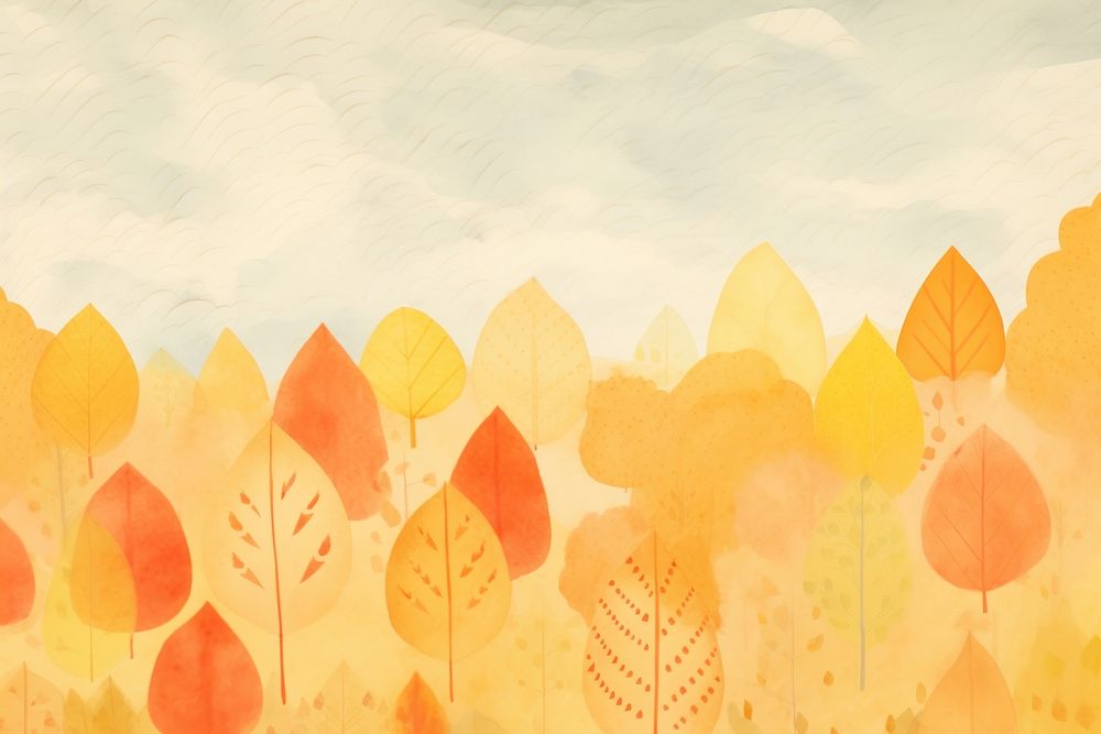 Fall backgrounds outdoors painting. AI generated Image by rawpixel.