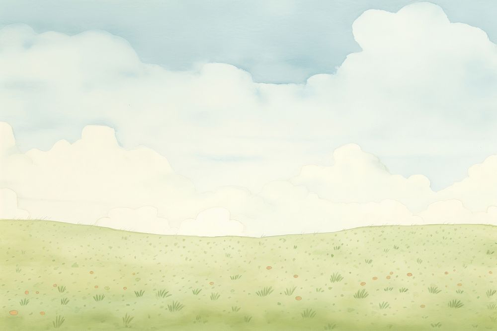 Field backgrounds landscape outdoors. AI generated Image by rawpixel.