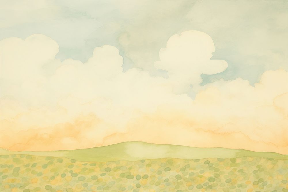 Field backgrounds outdoors painting. AI generated Image by rawpixel.