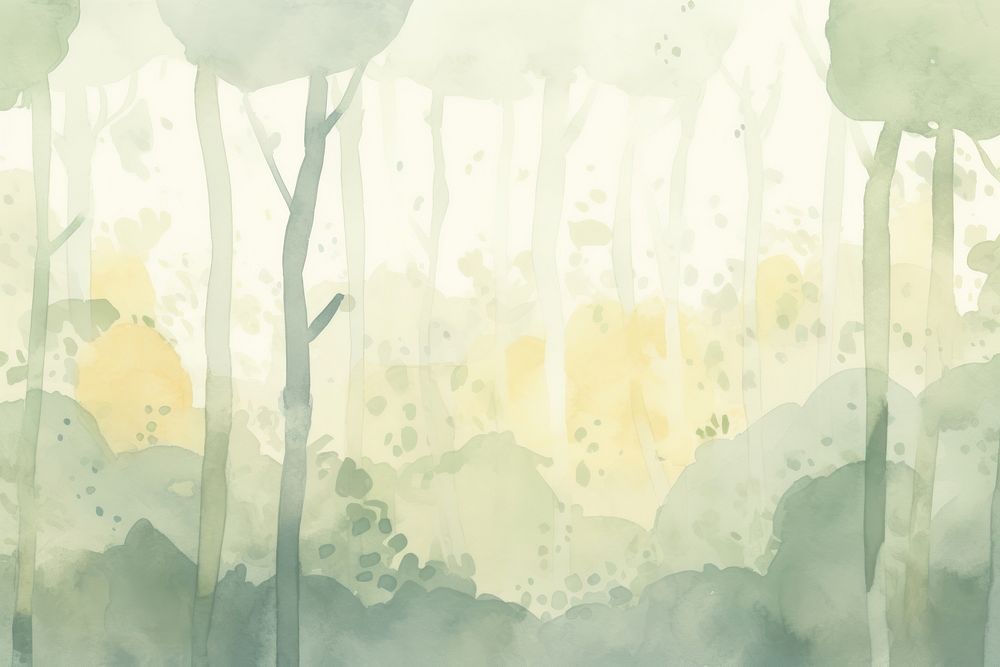 Forest backgrounds outdoors painting. AI generated Image by rawpixel.