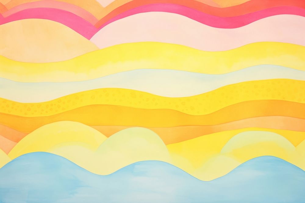 Rainbow backgrounds painting art. AI generated Image by rawpixel.