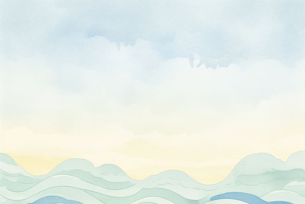 Wave backgrounds outdoors nature. AI generated Image by rawpixel.