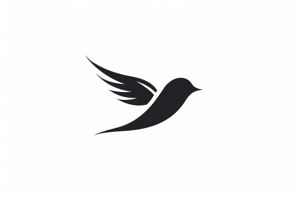 Bird logo animal symbol. AI generated Image by rawpixel.