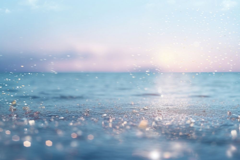 Ocean landscape outdoors horizon nature. AI generated Image by rawpixel.