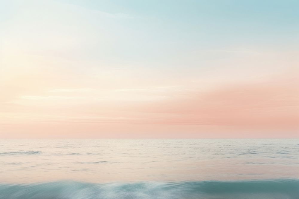 Ocean landscape outdoors horizon nature. AI generated Image by rawpixel.