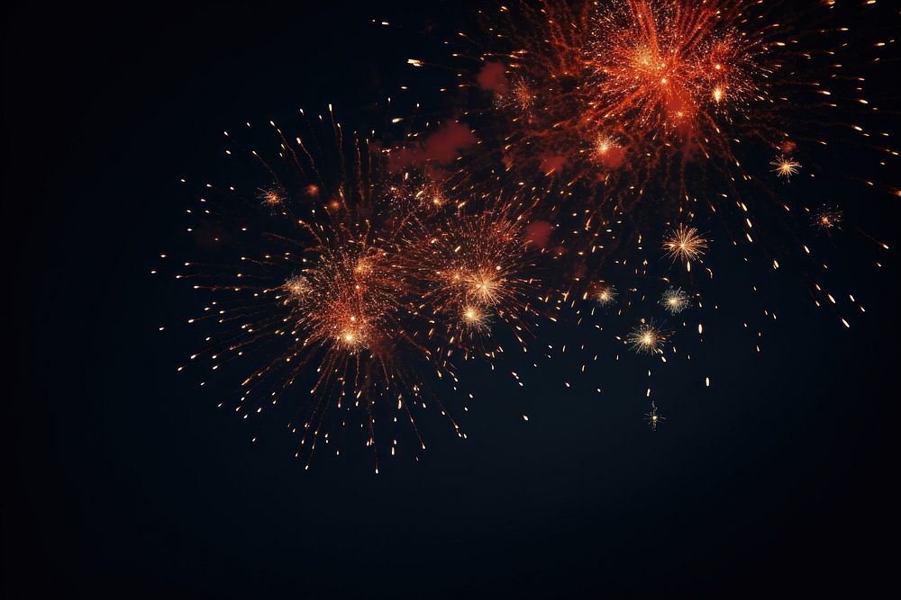 Fireworks outdoors night constellation. AI generated Image by rawpixel.