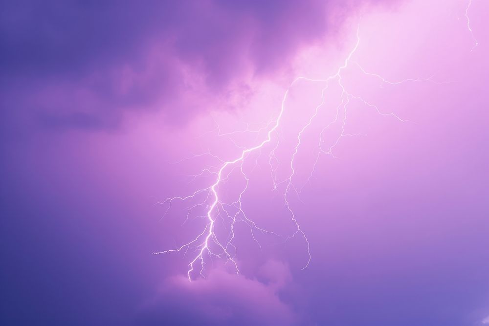 Lightning thunderstorm outdoors nature. AI | Free Photo Illustration ...