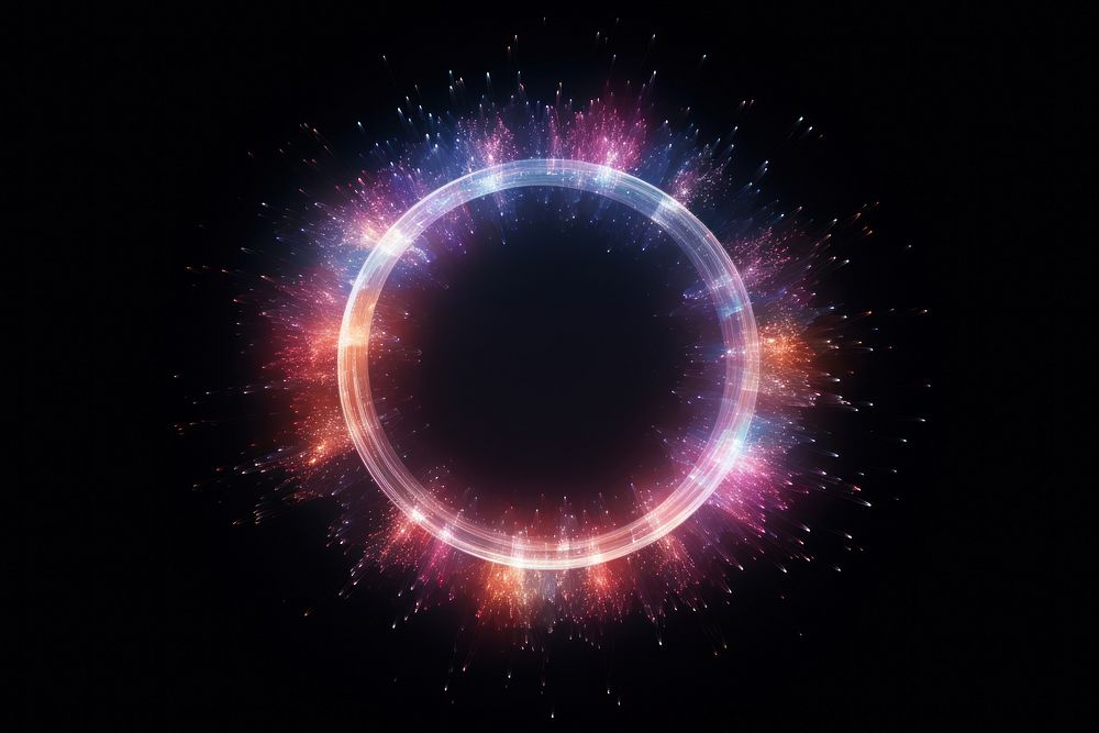 Circle astronomy universe outdoors. AI generated Image by rawpixel.