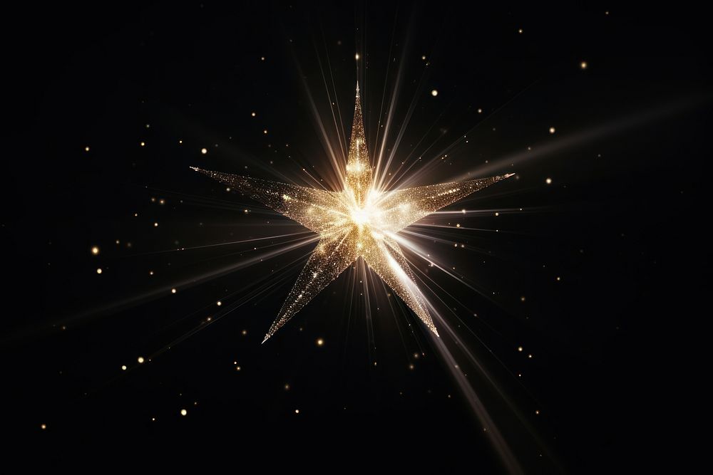 Realistic sparkling star light backgrounds fireworks. AI generated Image by rawpixel.