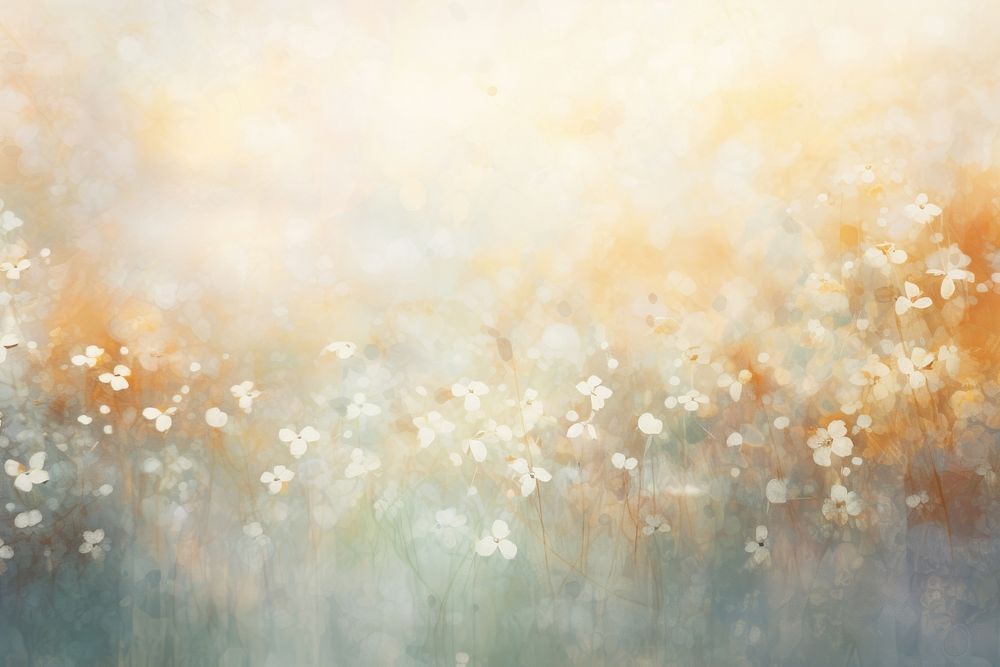 Bokeh painting outdoors nature. AI generated Image by rawpixel.