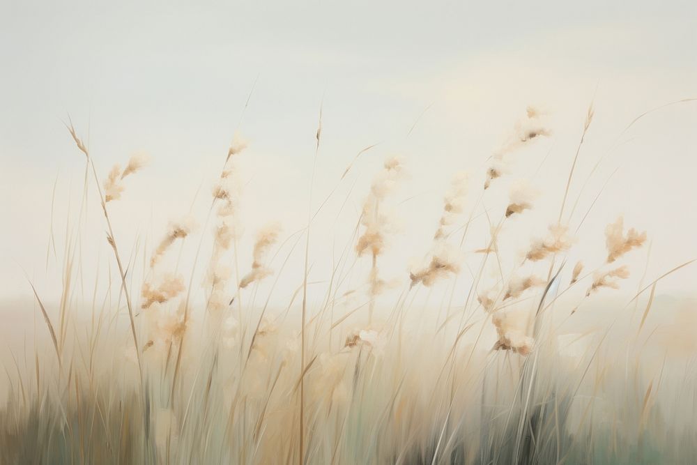 Grass flower landscape outdoors nature. AI generated Image by rawpixel.