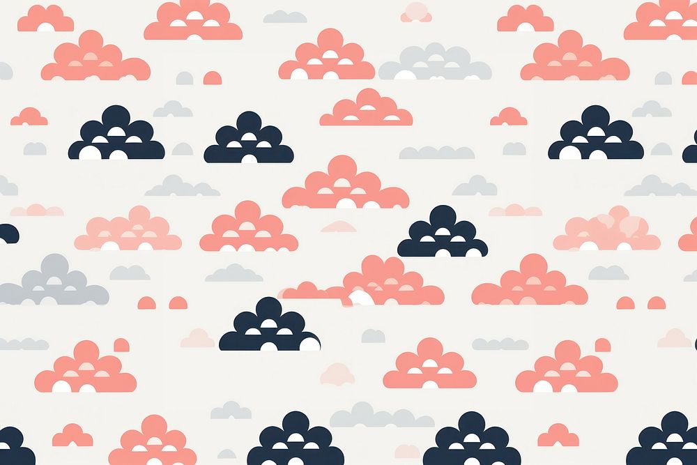 Geometric Cloud pattern backgrounds shape. AI generated Image by rawpixel.