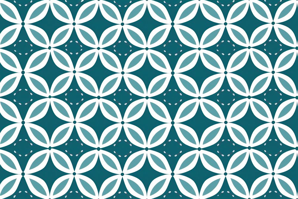 Geometric jasmine pattern backgrounds shape repetition. AI generated Image by rawpixel.