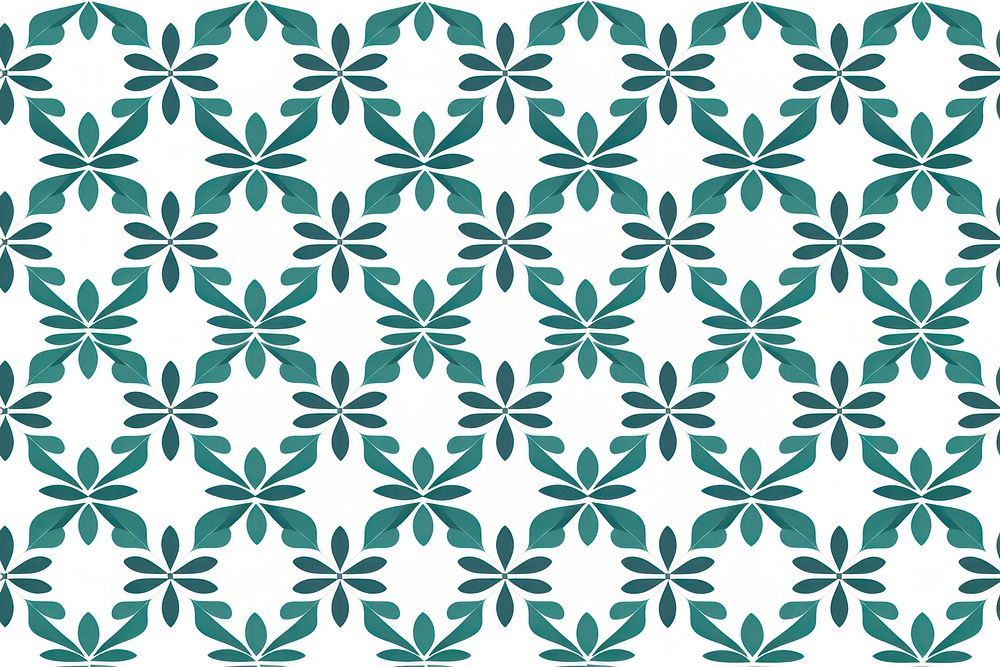 Geometric thai jasmine pattern backgrounds shape repetition. AI generated Image by rawpixel.