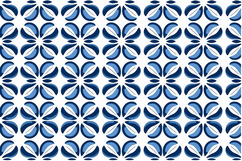 Thai blue pattern backgrounds shape repetition. AI generated Image by rawpixel.