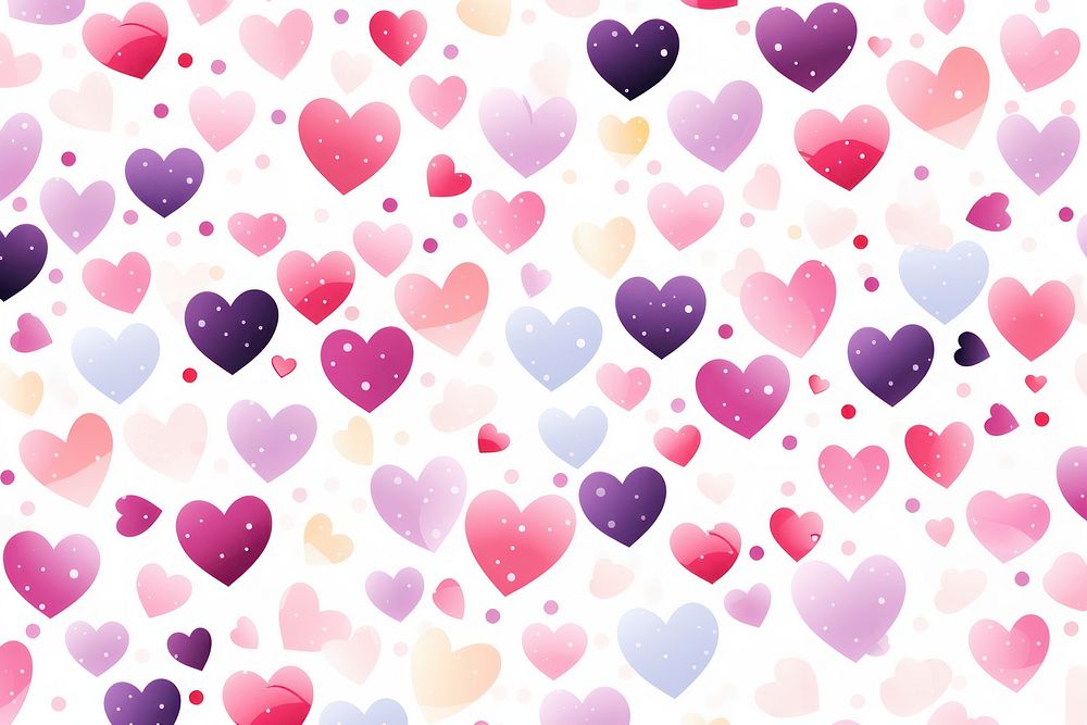Background pattern backgrounds heart. AI generated Image by rawpixel.