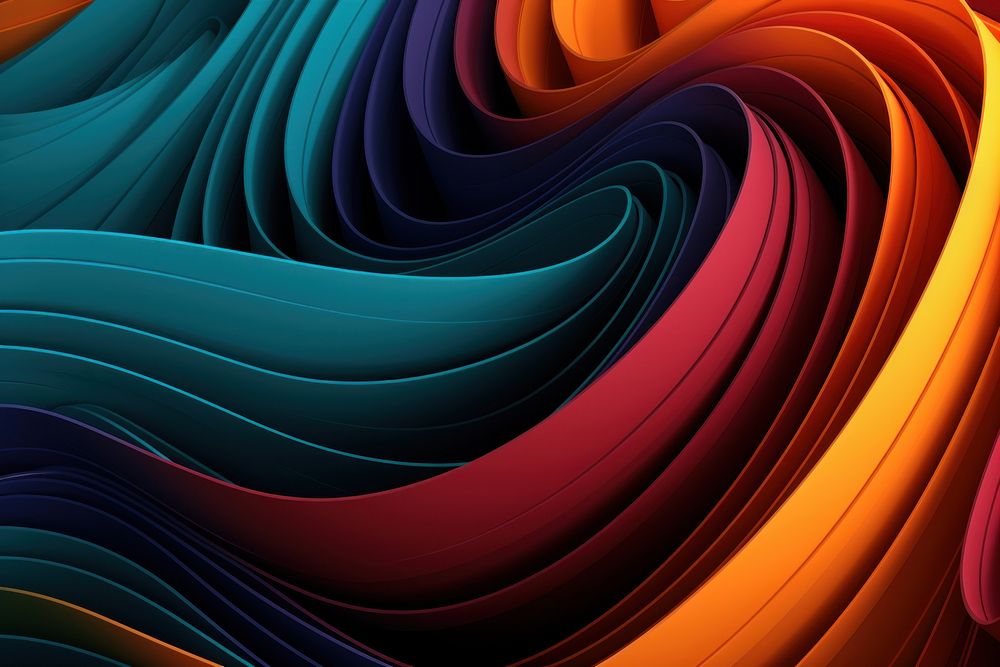 Background backgrounds pattern curve. AI generated Image by rawpixel.