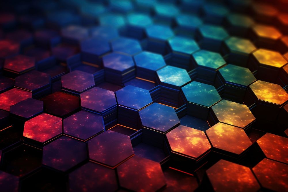 Background backgrounds abstract hexagon. AI generated Image by rawpixel.