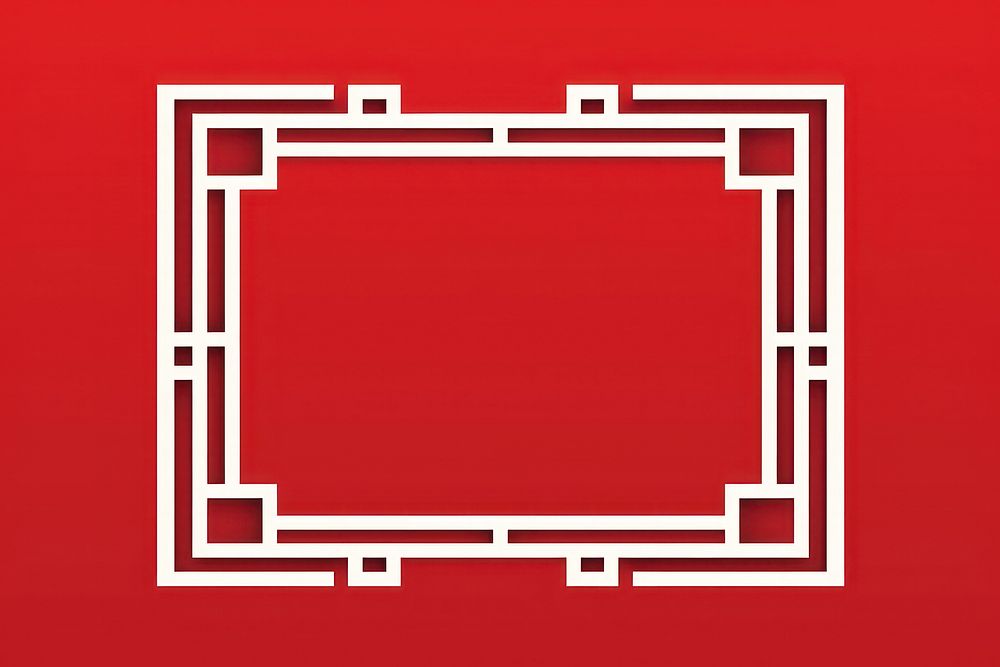Chinese frame backgrounds text red. AI generated Image by rawpixel.