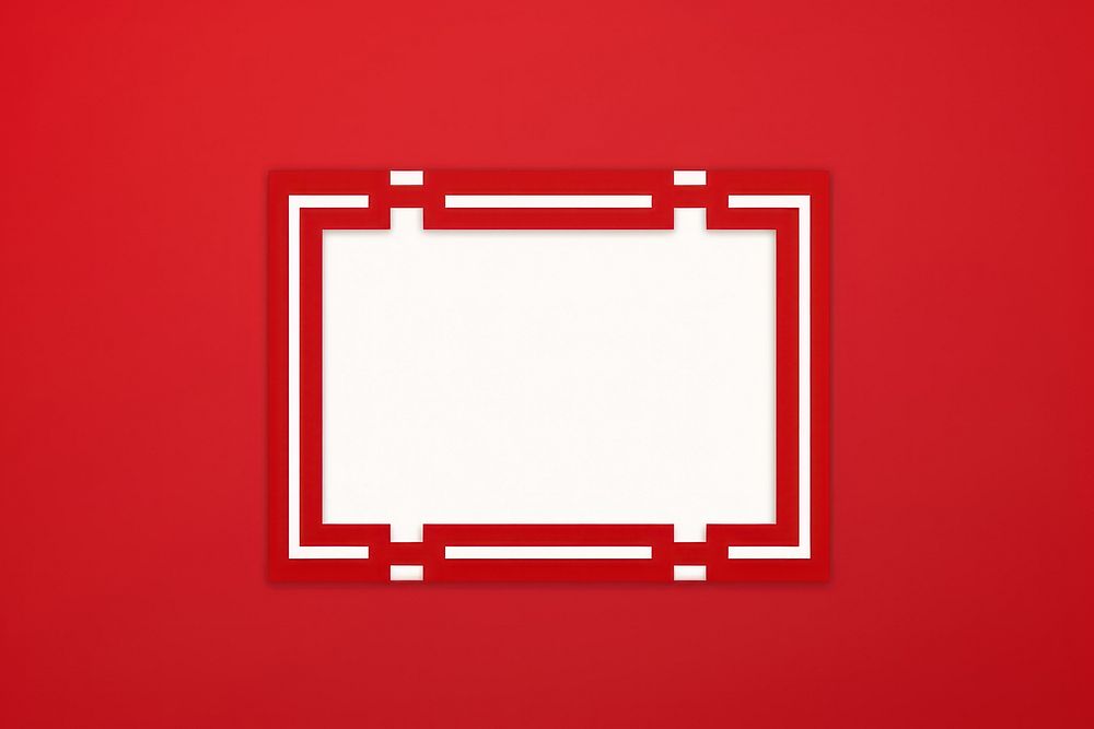 Red background backgrounds frame text. AI generated Image by rawpixel.