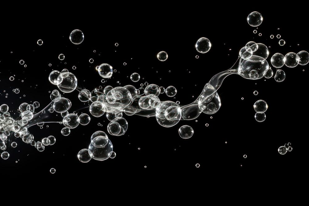 Fizzing air bubbles stream backgrounds transparent lightweight. 