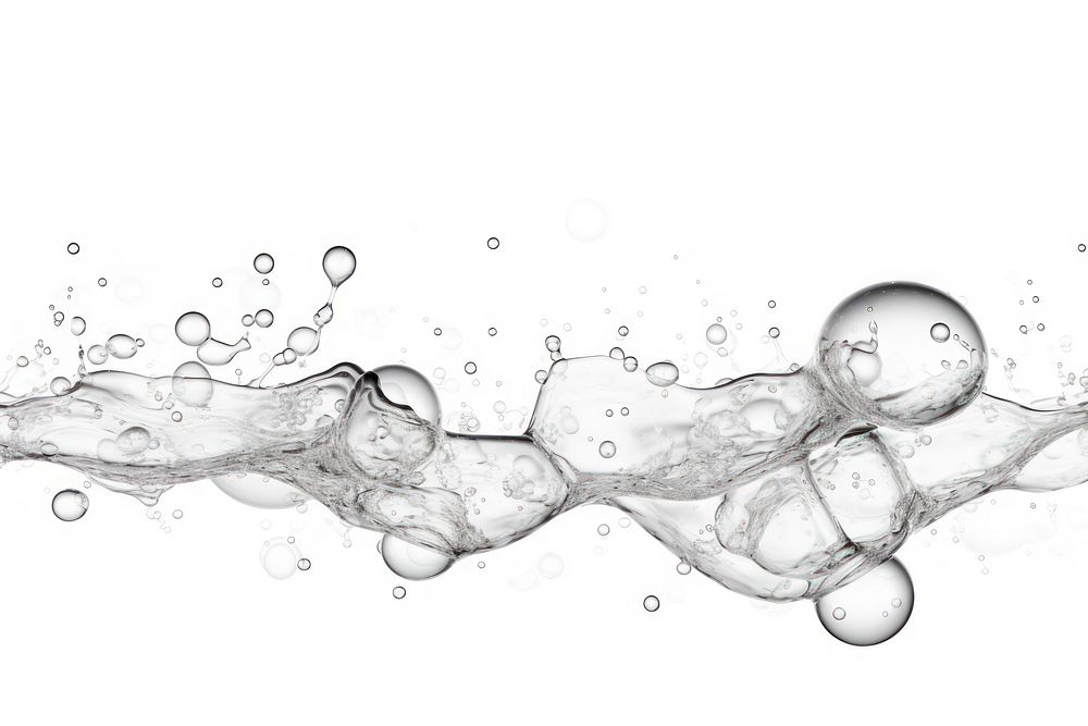 Fizzing air bubbles stream backgrounds white background transparent. AI generated Image by rawpixel.