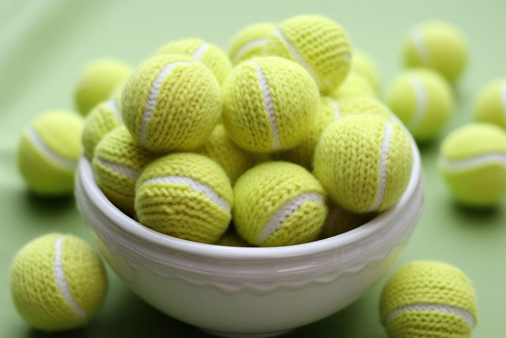 Tennis balls sports freshness abundance. AI generated Image by rawpixel.