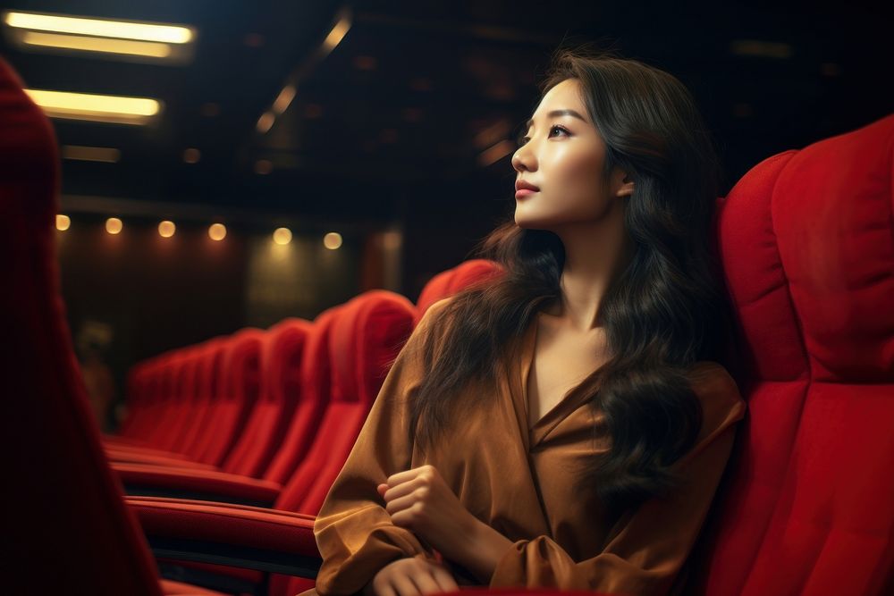 Korean female portrait fashion cinema. AI generated Image by rawpixel.