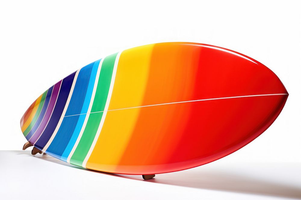 Surfboard surfboard white background recreation. AI generated Image by rawpixel.