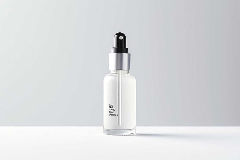 Serum bottle cosmetics perfume container. AI generated Image by rawpixel.