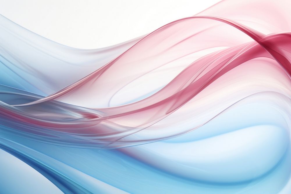 Abstract transparent blue pink swirl wave glass spring field pattern backgrounds fragility. AI generated Image by rawpixel.