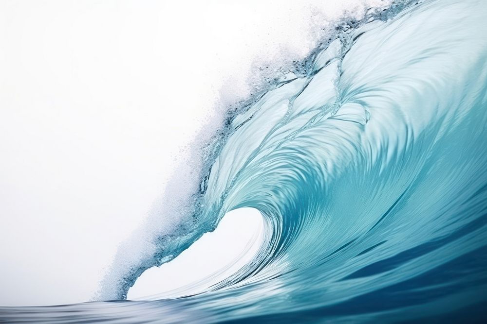 Aqua blue sea wave nature sports ocean. AI generated Image by rawpixel.