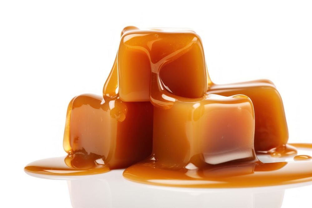 Caramel candy and caramel sauce dessert food confectionery. AI generated Image by rawpixel.