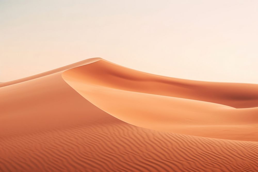 Desert and sand outdoors nature dune. AI generated Image by rawpixel.