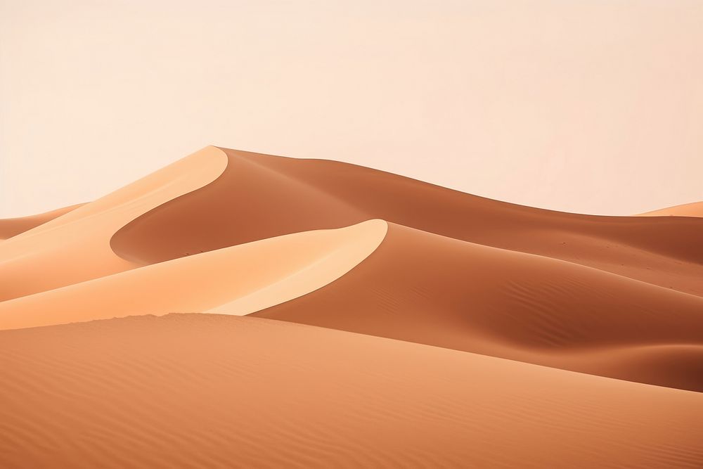 Desert and sand outdoors nature dune. AI generated Image by rawpixel.