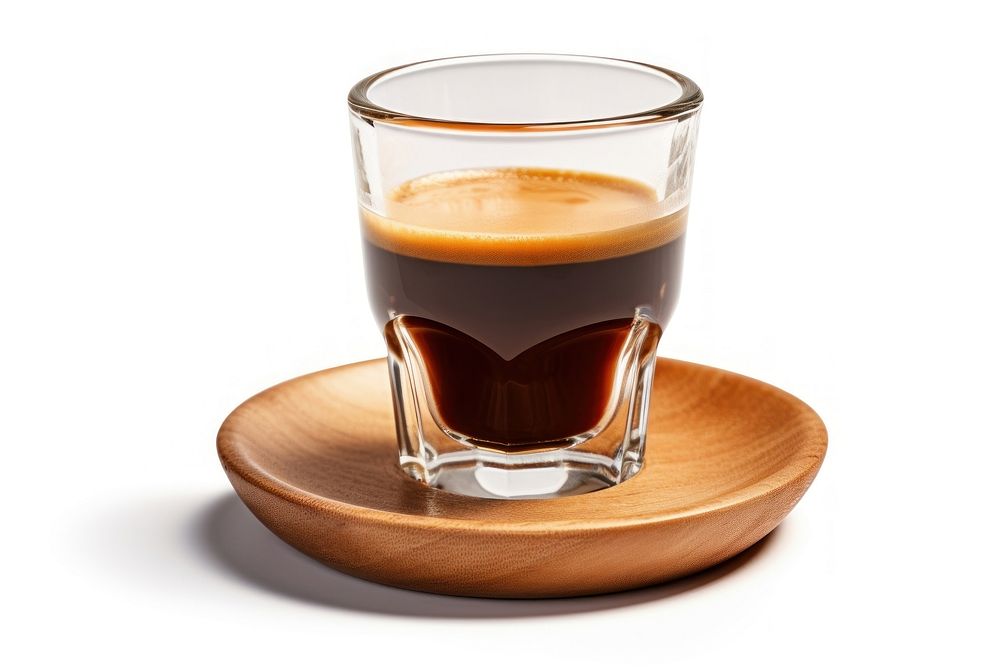 Espresso shot coffee saucer drink. AI generated Image by rawpixel.