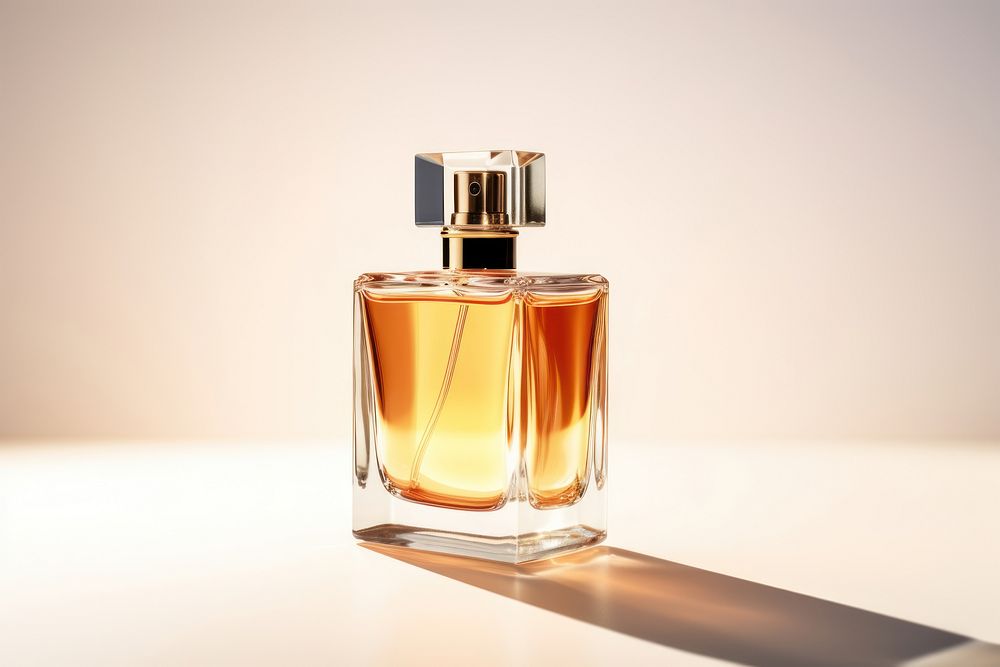 Fresh perfume bottle cosmetics container lighting. AI generated Image by rawpixel.