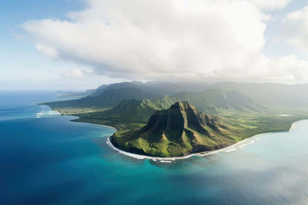 Hawaii outdoors nature island. AI generated Image by rawpixel.