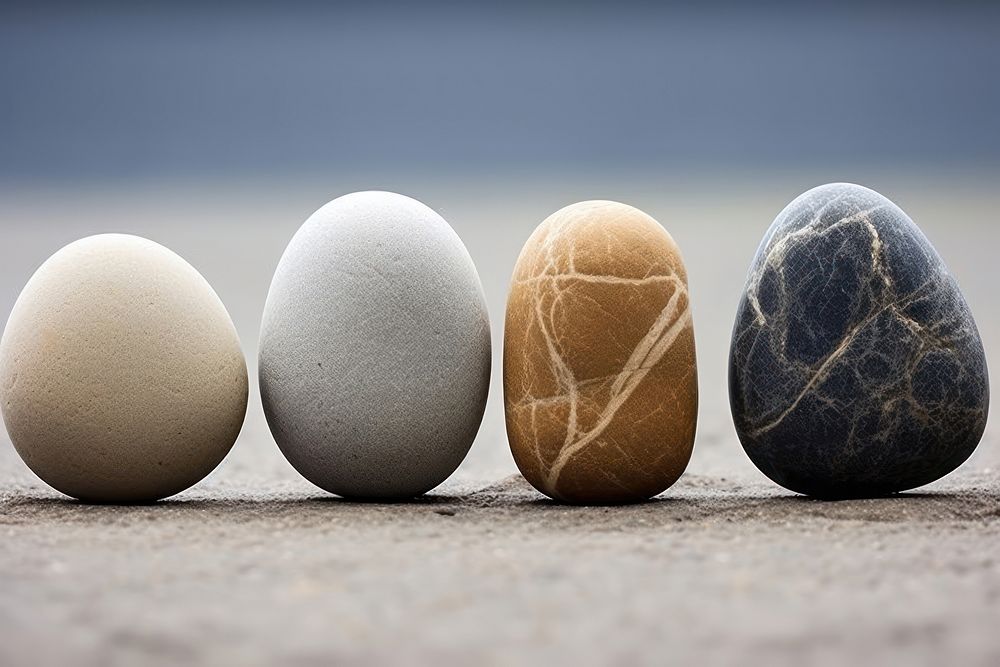 Stones pebble egg simplicity. AI generated Image by rawpixel.