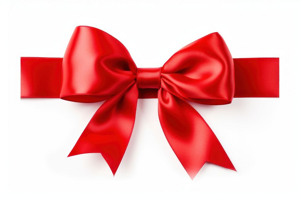 Decorative red bow backgrounds ribbon gift. AI generated Image by rawpixel.
