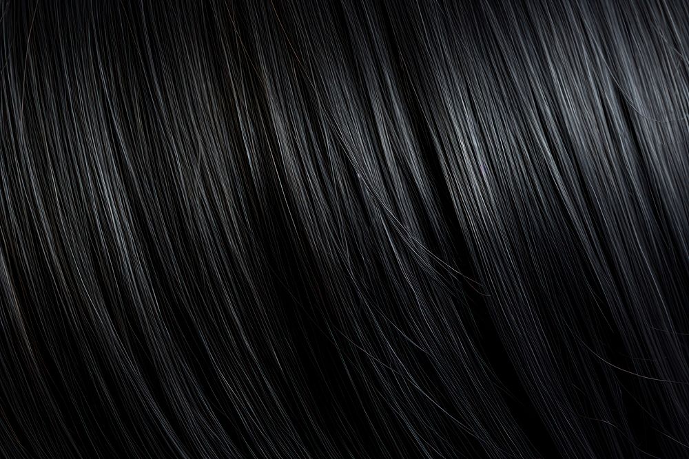 Black straight hair texture backgrounds monochrome full frame. AI generated Image by rawpixel.