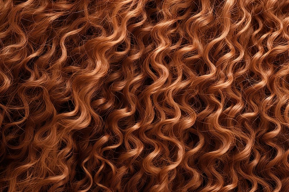 Brown curly hair texture backgrounds full frame hairstyle. AI generated Image by rawpixel.