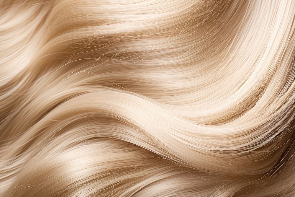 Silky curly blonde hair texture backgrounds full frame hairstyle. AI generated Image by rawpixel.