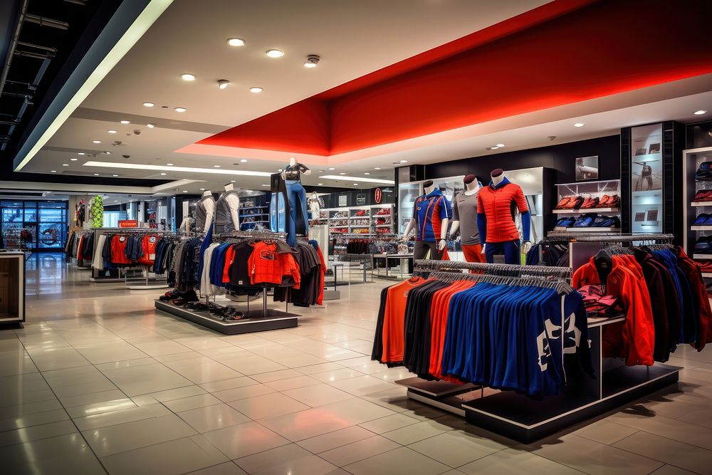 Sport clothes store shopping shopping Premium Photo rawpixel