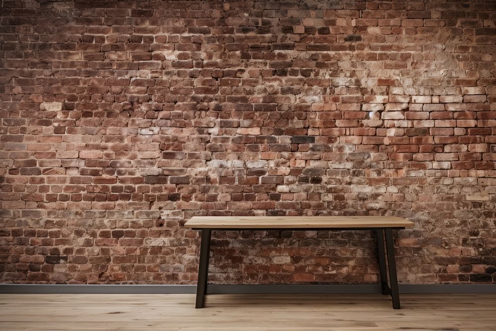 Brick wall architecture furniture. AI generated Image by rawpixel.