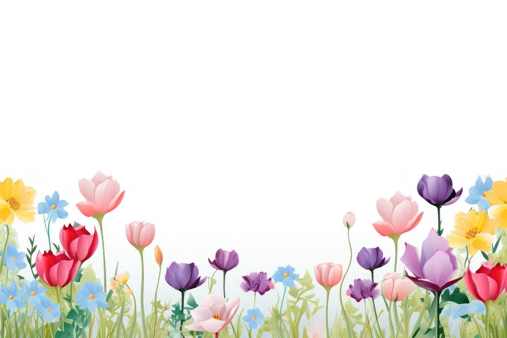 Spring flower backgrounds outdoors. AI generated Image by rawpixel.