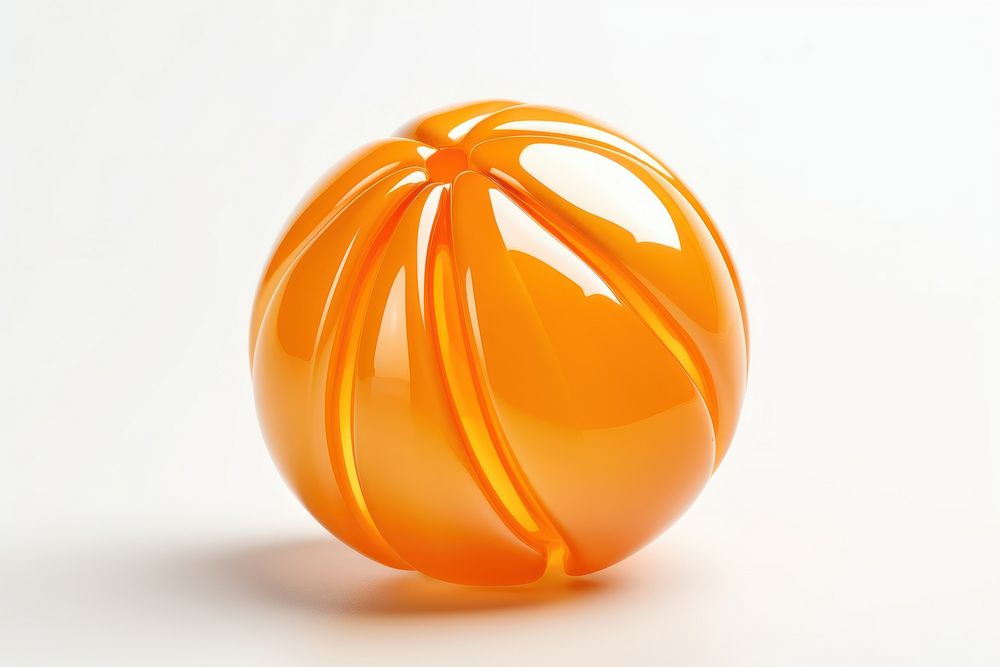 Basketball sphere shape white background. AI generated Image by rawpixel.